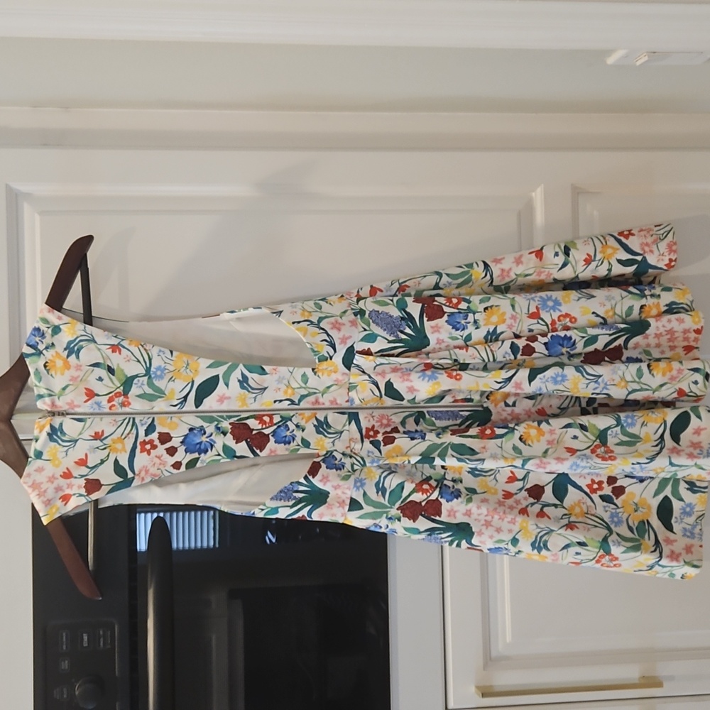 Alice + Olivia Multicolor Floral Backless Dress - Picture 6 of 7